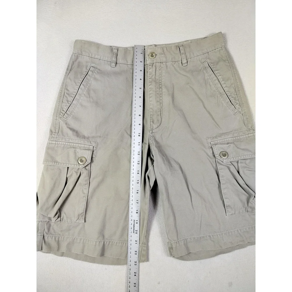 Vintage Banana Republic‎ Cargo Shorts Mens 33 Beige Heritage Classic Fit Utility